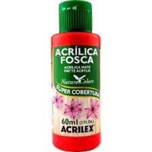 TINTA ACRILICA FOSCA 60ML 555/VERMELHO - UN