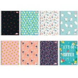 CADERNO UNIVERSITARIO 96F CAPA DURA TILIBRA MAIS+ FEMININO -UN