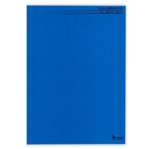 CADERNO DE CALIGRAFIA BROCHURAO 48F CAPA DURA AZUL TAMOIO -UN