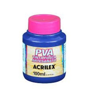 TINTA PLASTICA 100ML AZUL TURQUESA/501  ACRILEX - UN